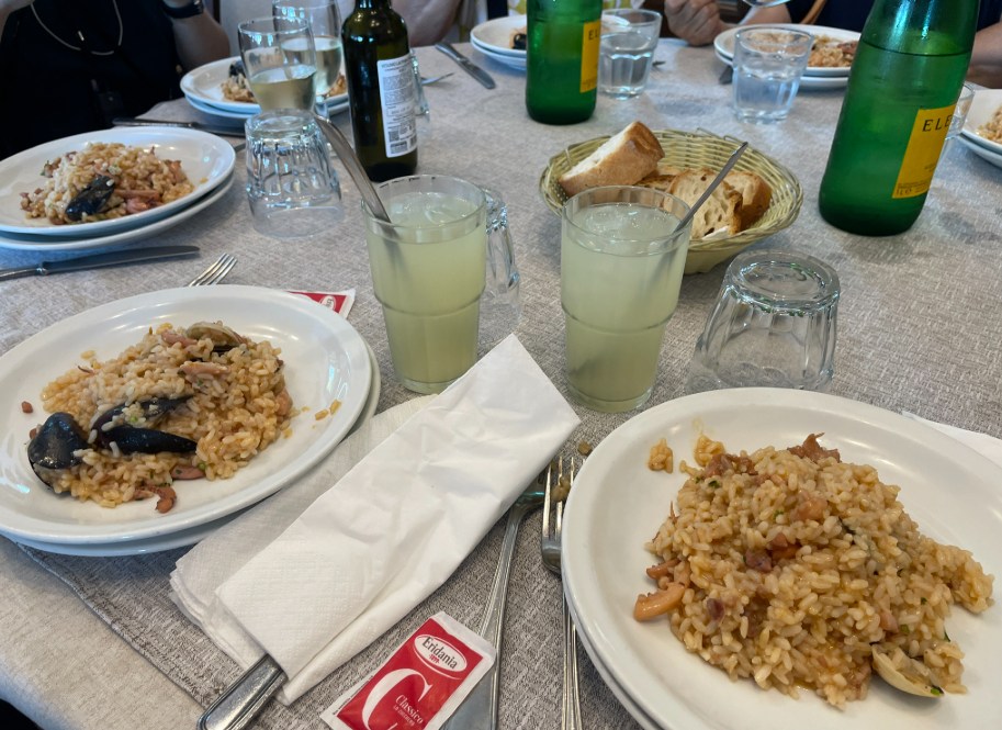 イタリア　カプリ島　昼食