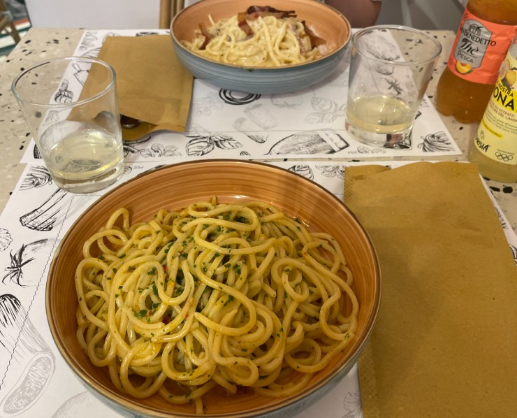イタリア　ローマ　昼食
