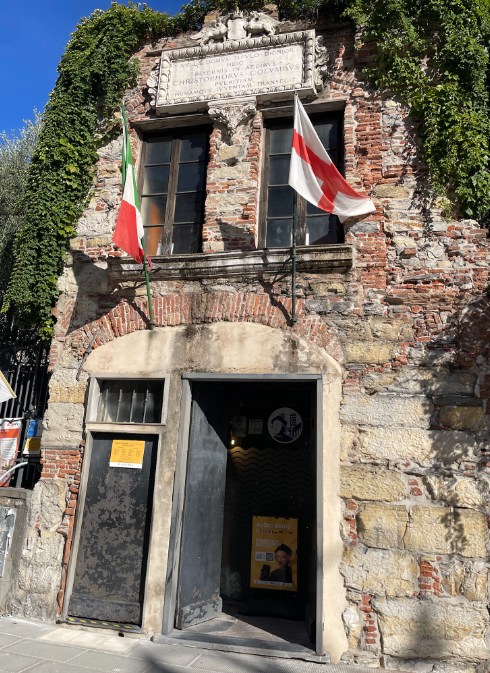 イタリア　ジェノバ　コロンブスの家