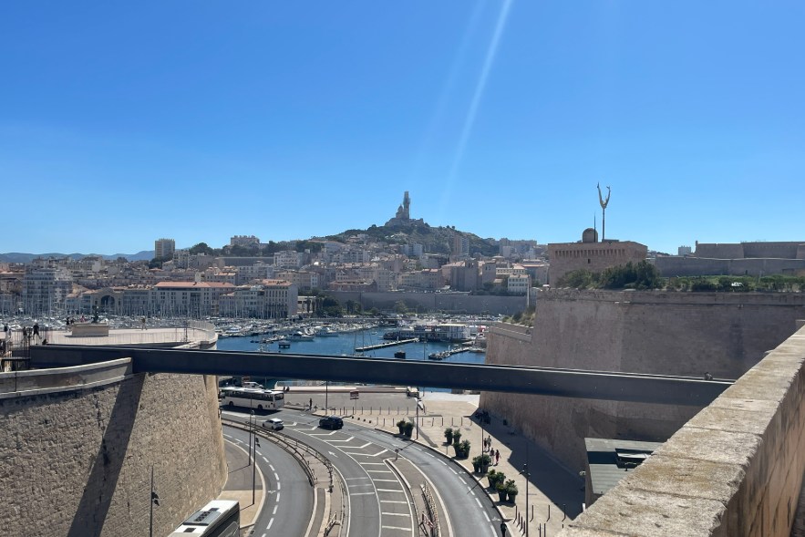 フランス　マルセイユ　セントージョン要塞絶景