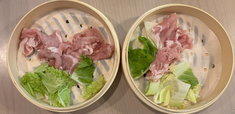 STEP2　キッチンシートを敷き、具材をのせる