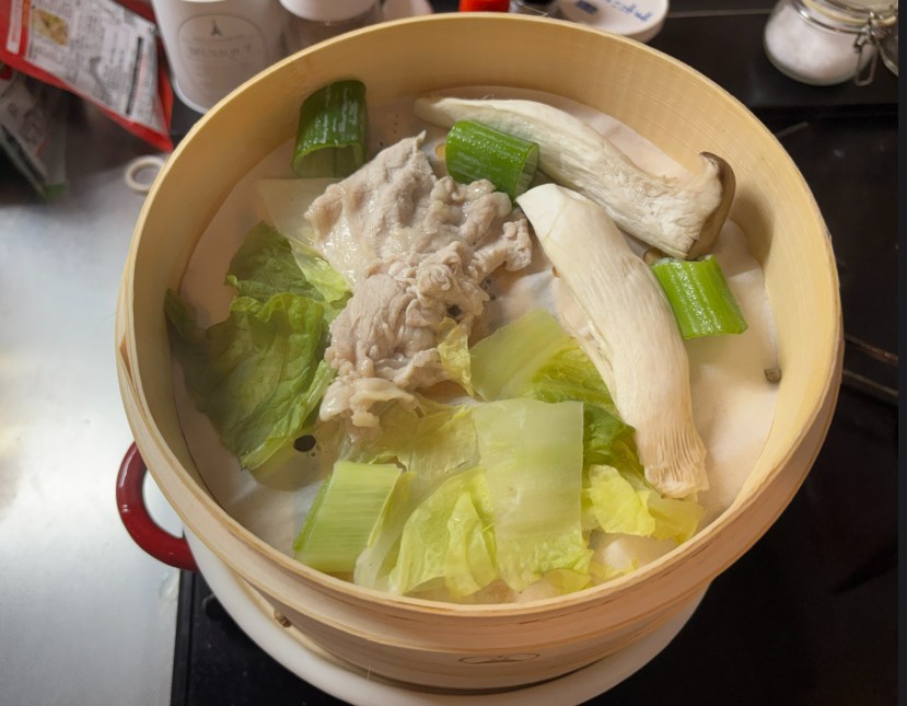 STEP4　残りの野菜を入れる