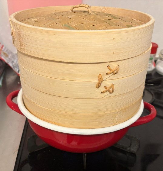 STEP2 20~30分ほど蒸す