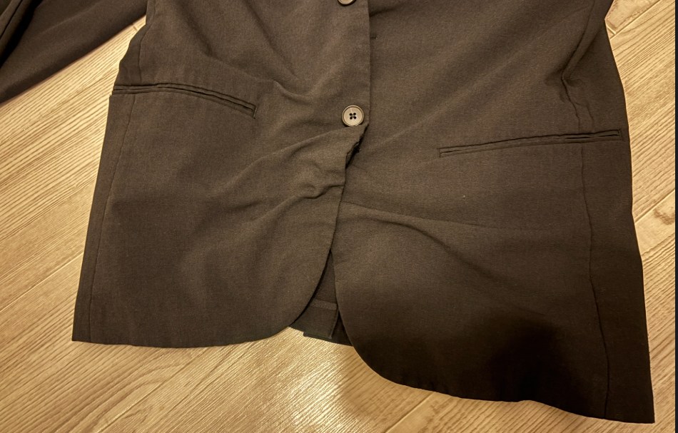 【感動ジャケット乾燥多数回使用後】