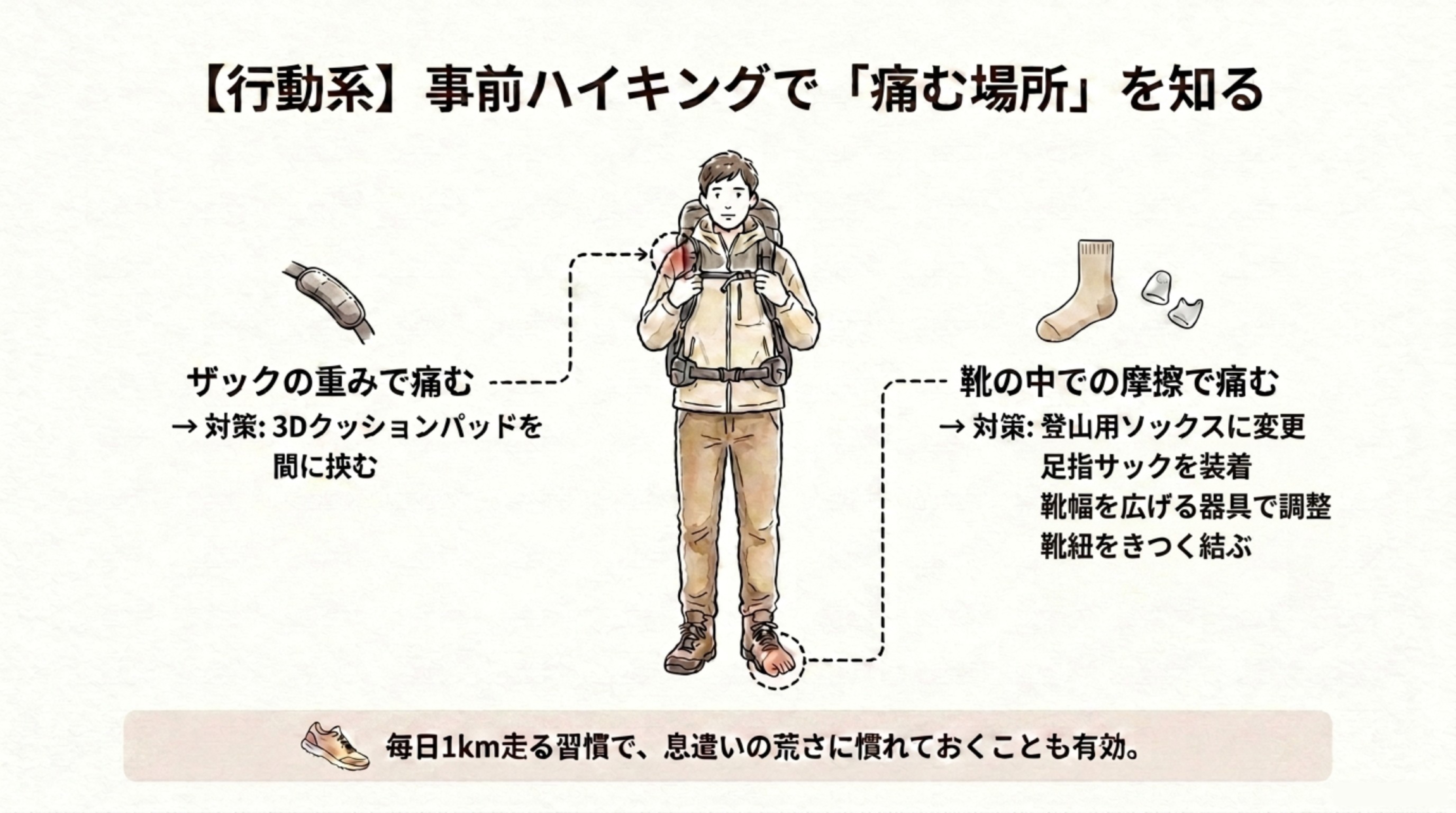 【行動系】準備したこと