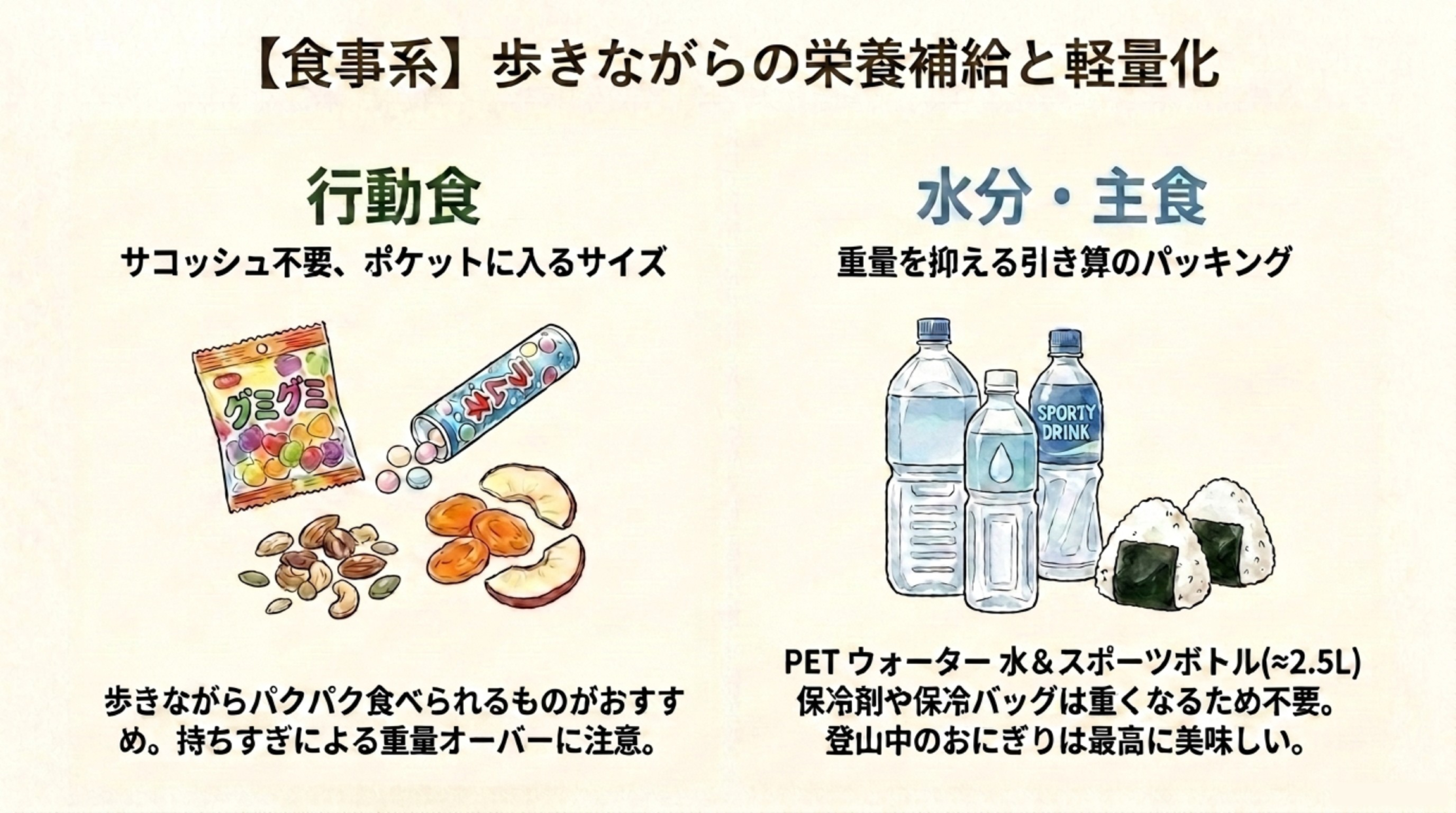 【食事系】準備したもの